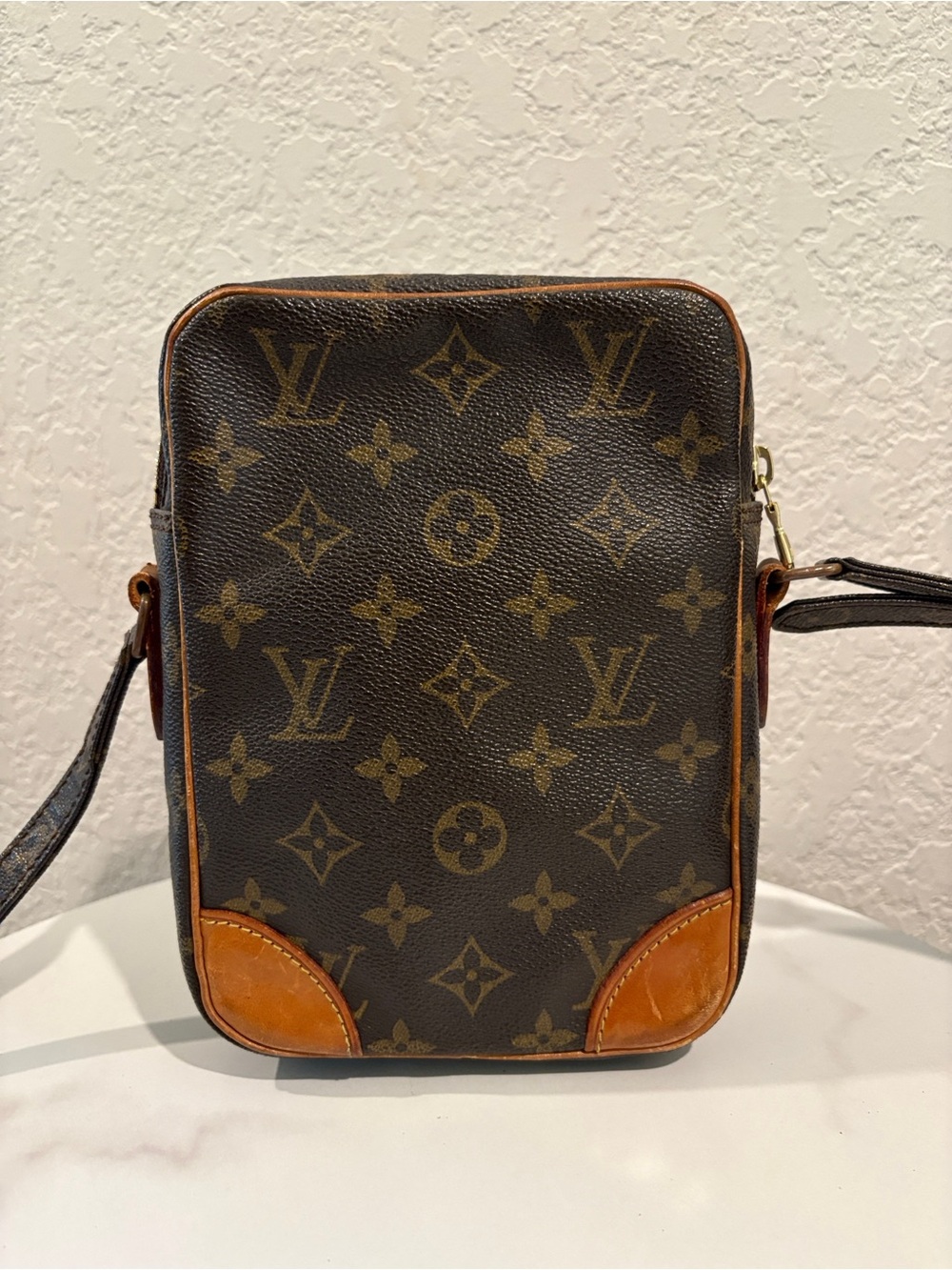 Louis Vuitton Danube Brown Monogram Crossbody Bag
